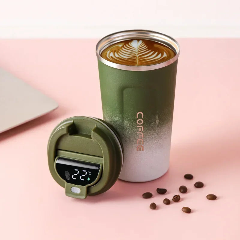 Maliben | Stainless Steel Thermo Mug With Smart Temperature Display - Tempmate