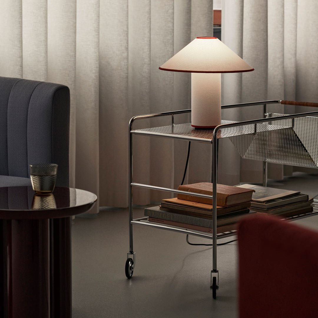 Maliben | Table Lamp With Fabric Shade – Lunara