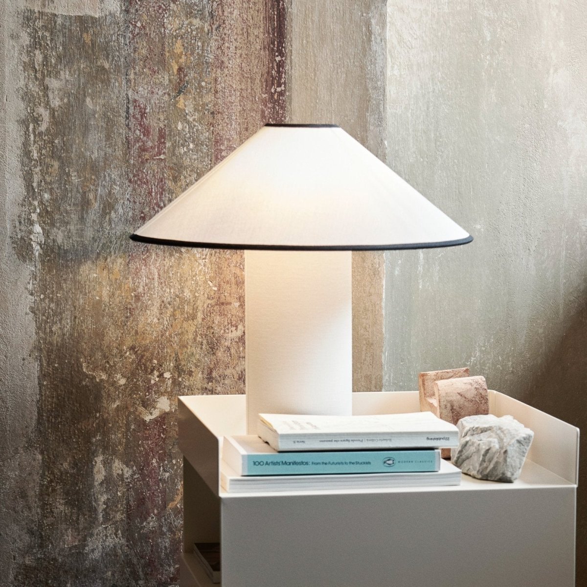 Maliben | Table Lamp With Fabric Shade – Lunara