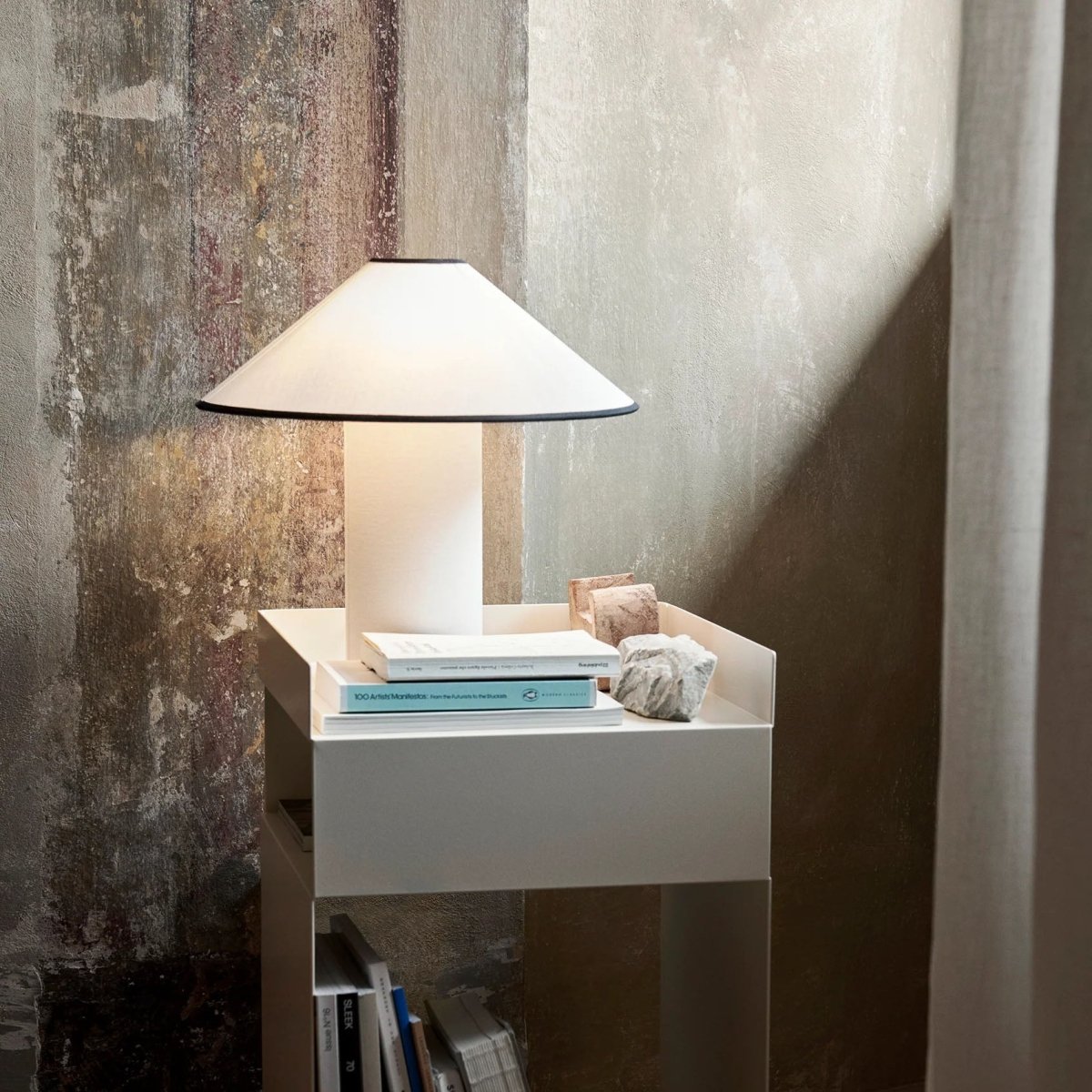 Maliben | Table Lamp With Fabric Shade – Lunara