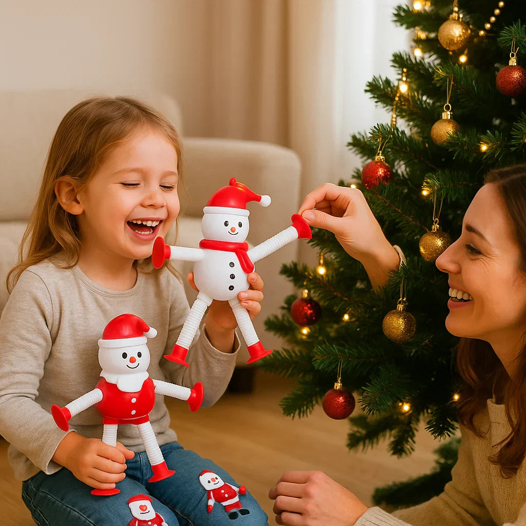 Maliben | Christmas Sensory Suction Cup Baby Toy Figures