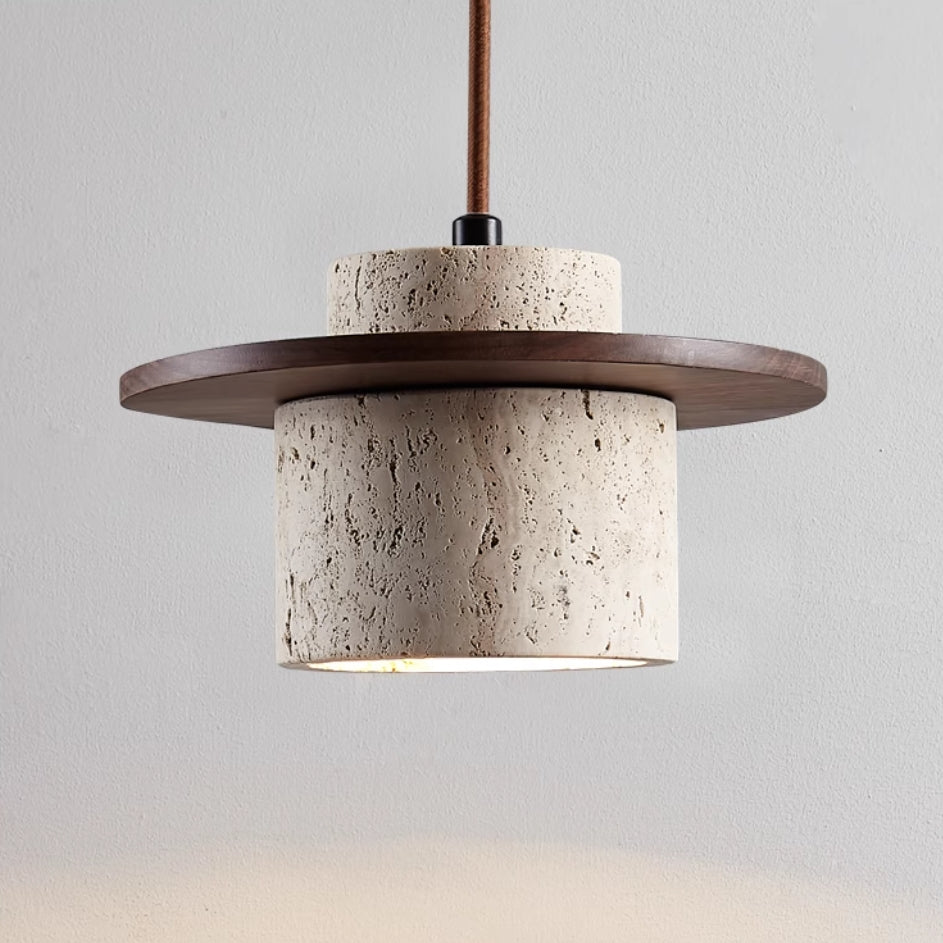 Maliben | Travertine Pendant Lamp For Natural Luxury - Stoneglow