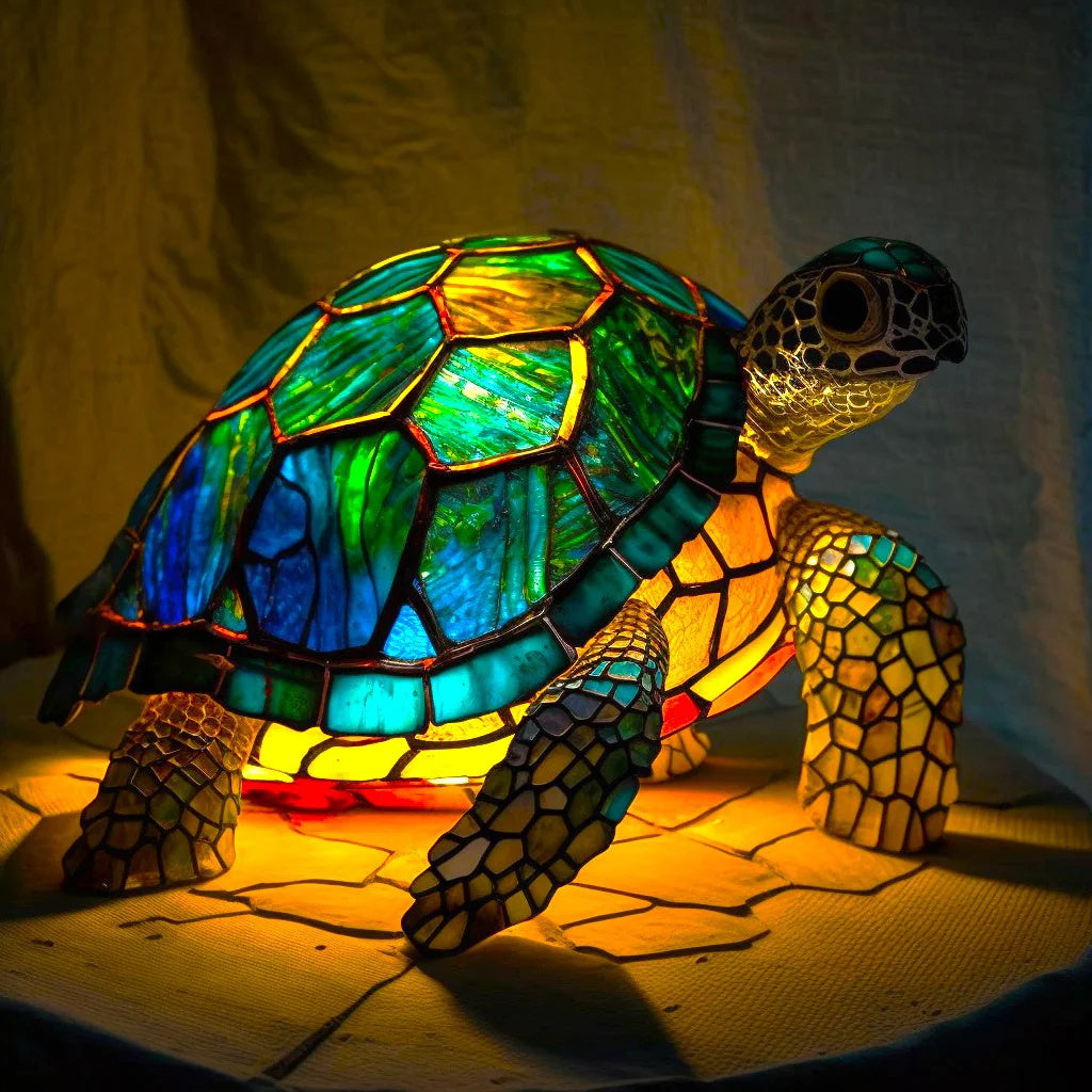 Maliben | Animal Stained Glass Table Lamp Ornament