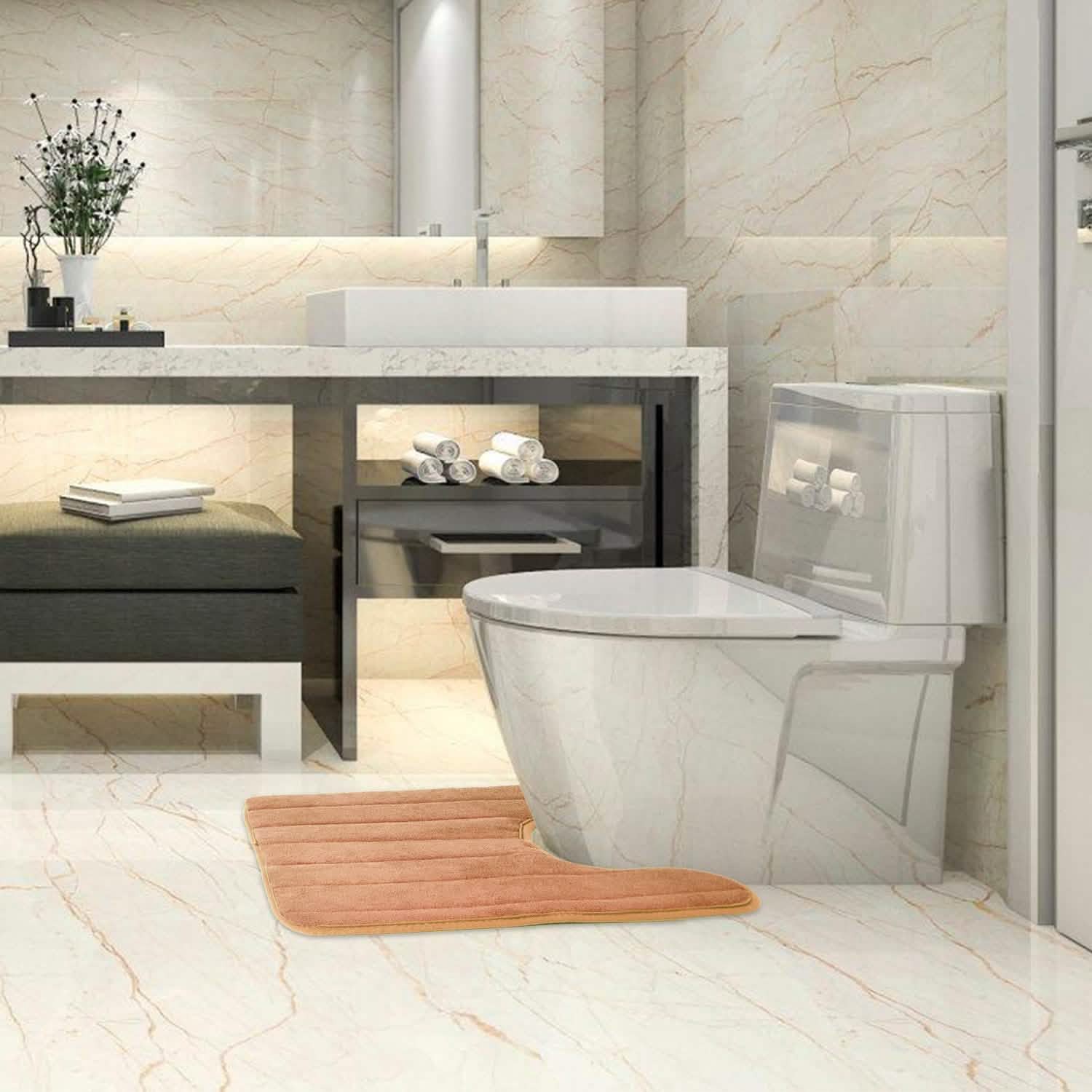 Maliben | U-Shaped Non-Slip Toilet Mat