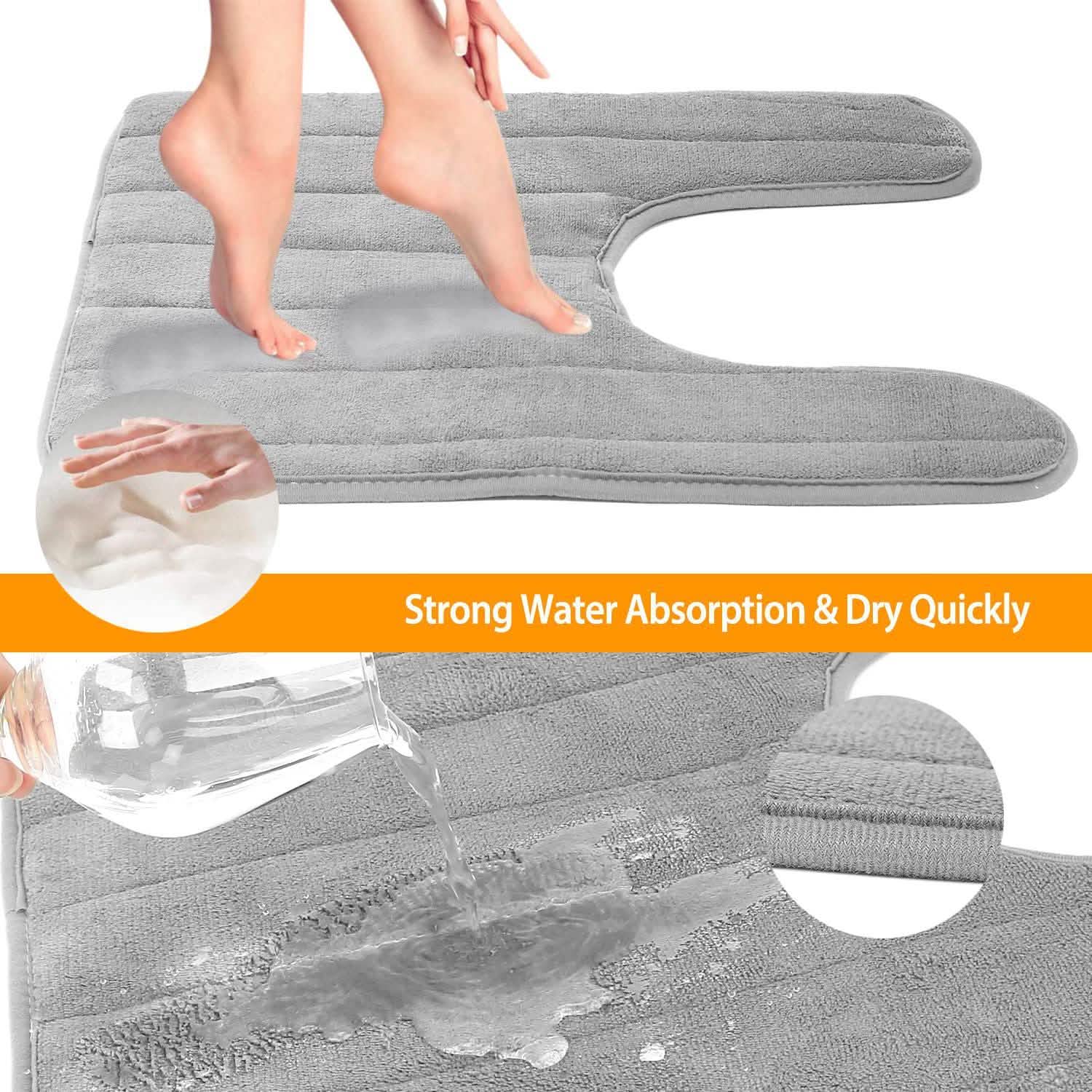 Maliben | U-Shaped Non-Slip Toilet Mat