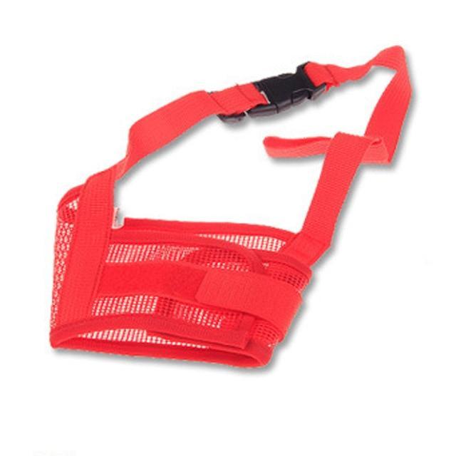 Maliben | Pet Dog Adjustable Mask Bark Bite Mesh Mouth Muzzle Grooming Anti Stop Chewing