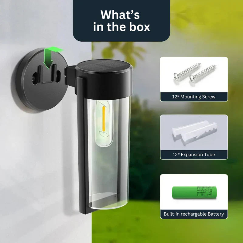 Maliben | Solar Powered Wall Light