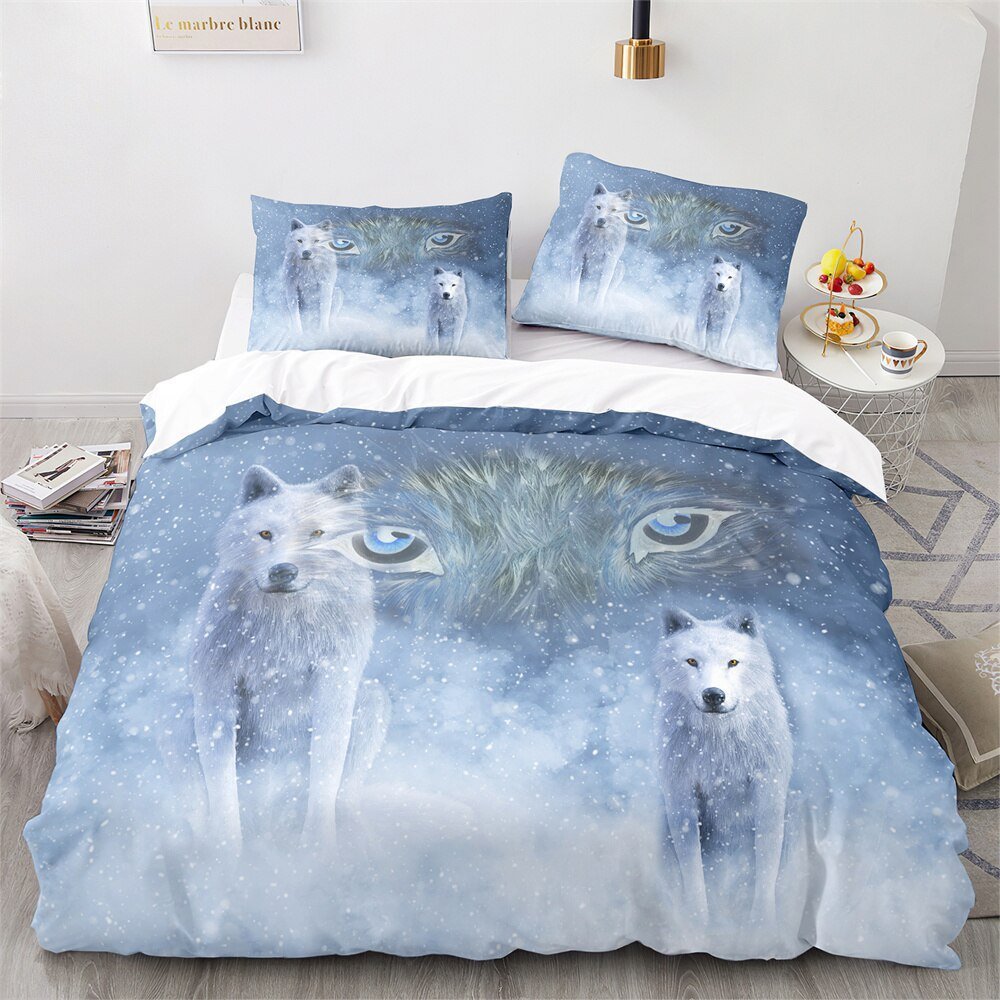 Maliben | Soft Kids Duvet Cover Wolf – Strength And Safety In Sleep