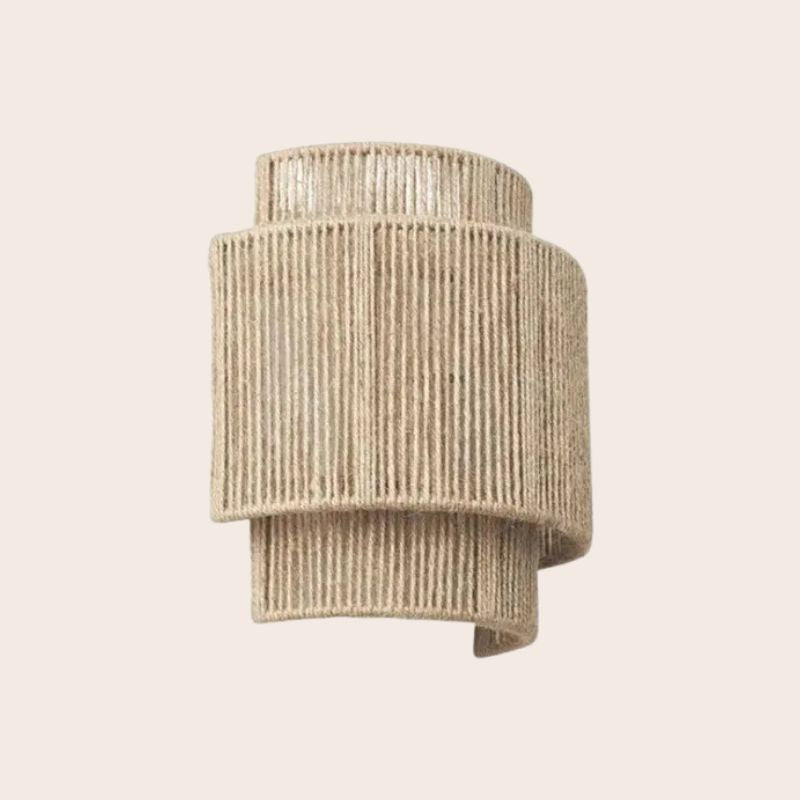 Maliben | Weaveglow Contemporary Rattan Woven Wall Lamp