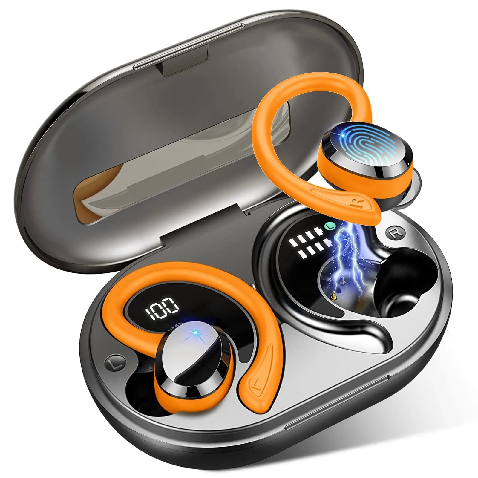 Maliben | Wireless Earbuds With Long Battery Life – Securefit – (1+1 Free)
