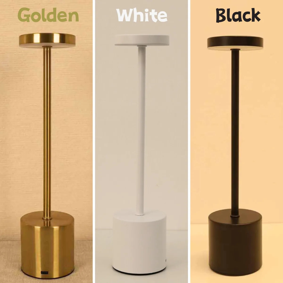 Maliben | Wireless Metal Led Table Lamp - Lumimetal