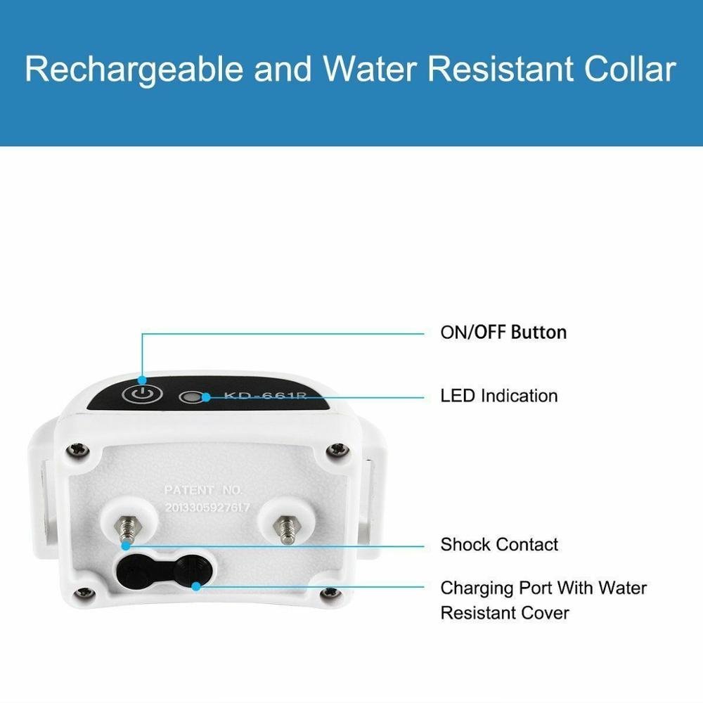 Maliben Wireless Dog Fence Collar System — Waterproof, Rechargeable & Ideal for Home...
