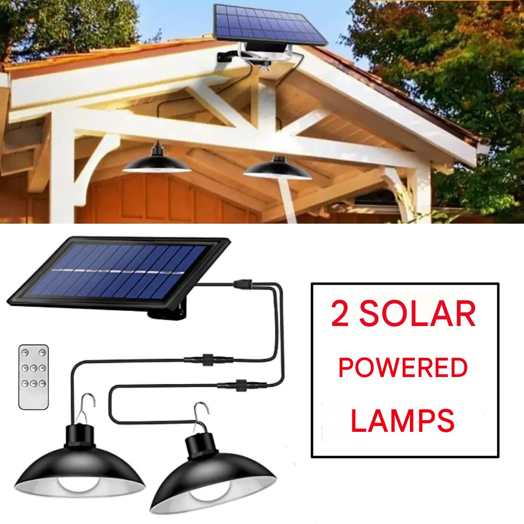 Maliben | Wireless Solar Led Lamp Set With Remote Control – Twinray
