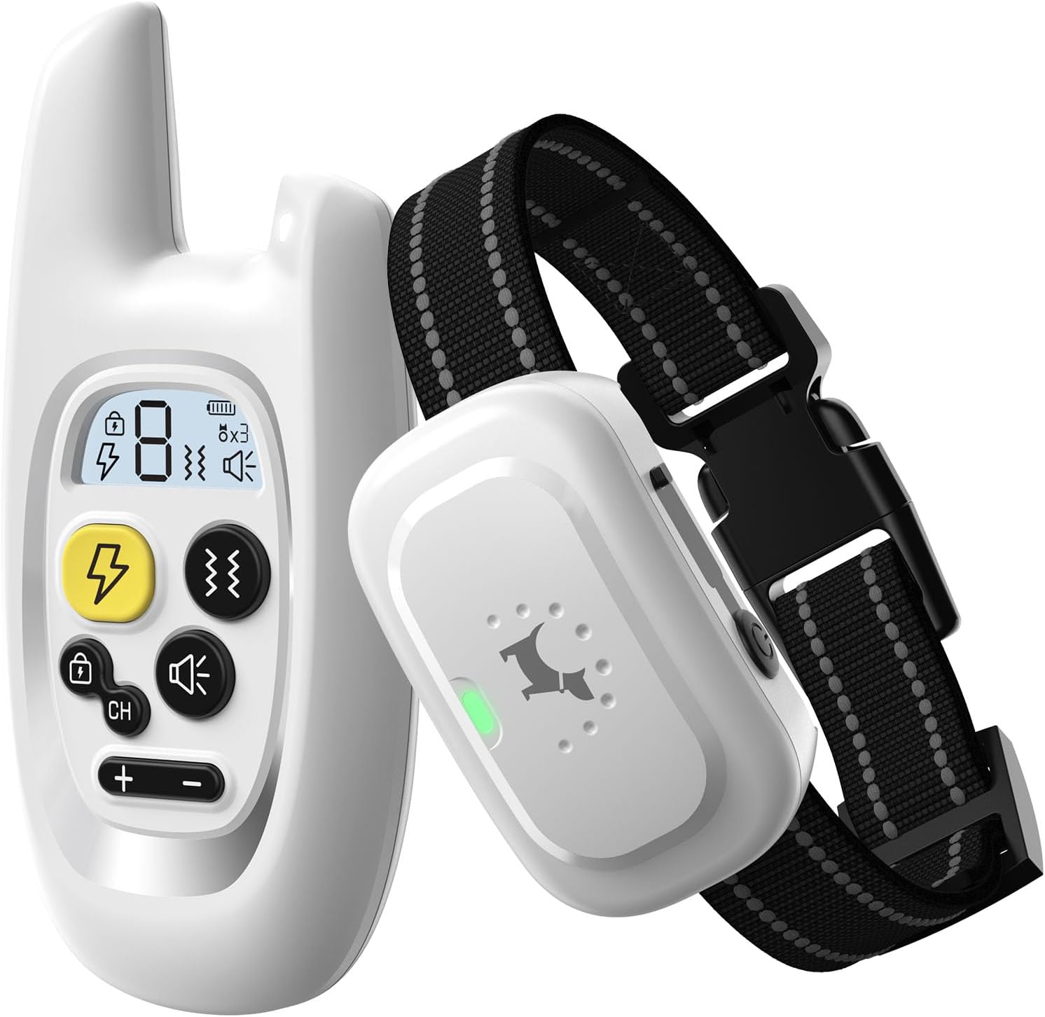 Maliben | Dog Training Collar with Remote – Shock Lock, Sound & Vibration Modes, Waterproof, 1600ft Range