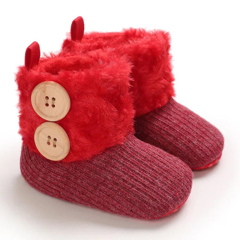 Maliben | Warm Baby Winter Boots – Soft, Cushioned Slippers With Non-Slip Sole