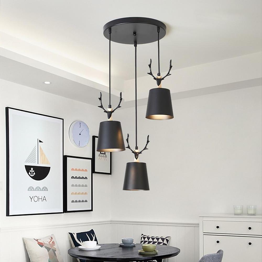Maliben | Forestglow Pendant - Elegant Led Pendant Light With Antler Design