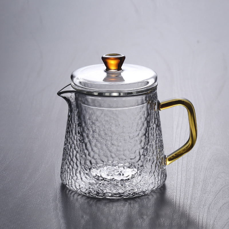 Borosilicate glass teapot with loose-leaf tea