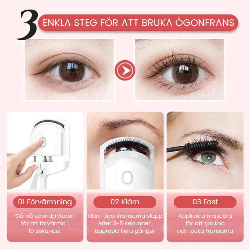 Maliben Newly improved electric eyelash curler