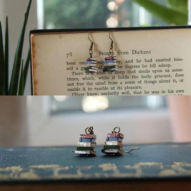 Maliben | Book Stack Earrings