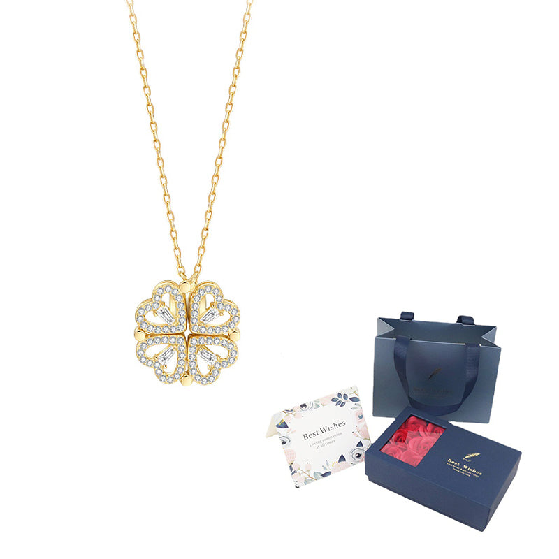Maliben | Four-Leaf Clover Necklace For Women
