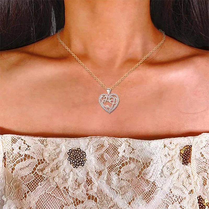Maliben | Necklace With Interlocking Hearts