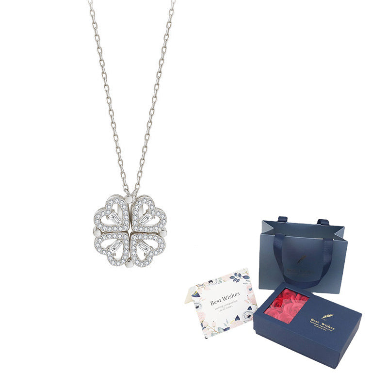 Maliben | Four-Leaf Clover Necklace For Women