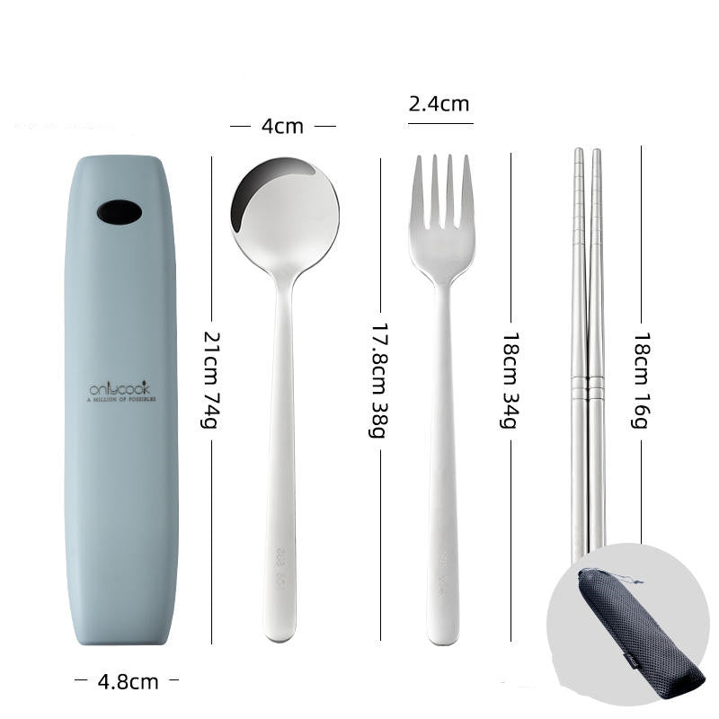 Maliben | Portable Cutlery Set With Uv Disinfection For Killing Bacteria