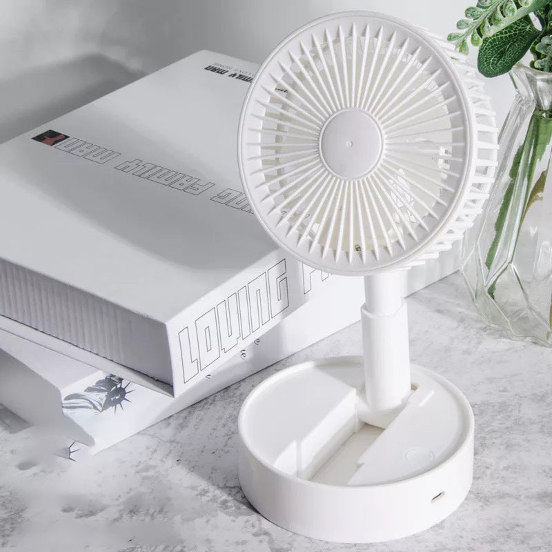 Maliben | Height-Adjustable, Rechargeable Telescopic Stand Fan