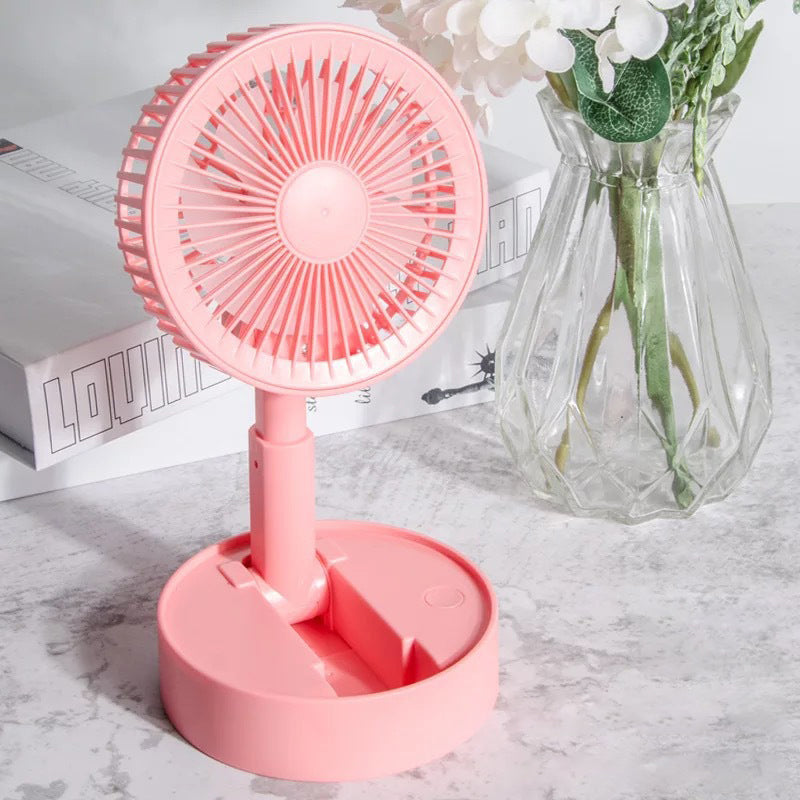 Maliben | Height-Adjustable, Rechargeable Telescopic Stand Fan