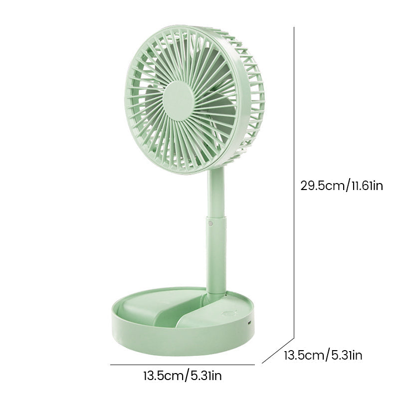 Maliben | Height-Adjustable, Rechargeable Telescopic Stand Fan