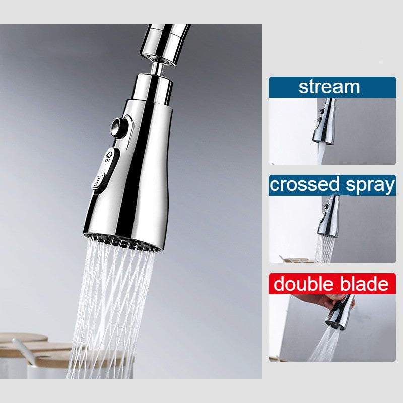 Maliben | Pull Out Spray Head With 3 Water Modes, For Bathroom & Kitchen Faucet