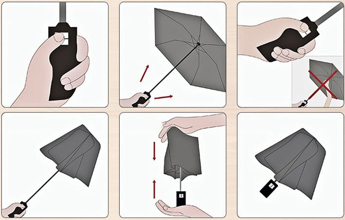 Maliben | Automatic Sun & Rain Umbrella, With Anti Uv Coating, Large Canopy & Anti-Slip Handle, For Travel, Commute & More