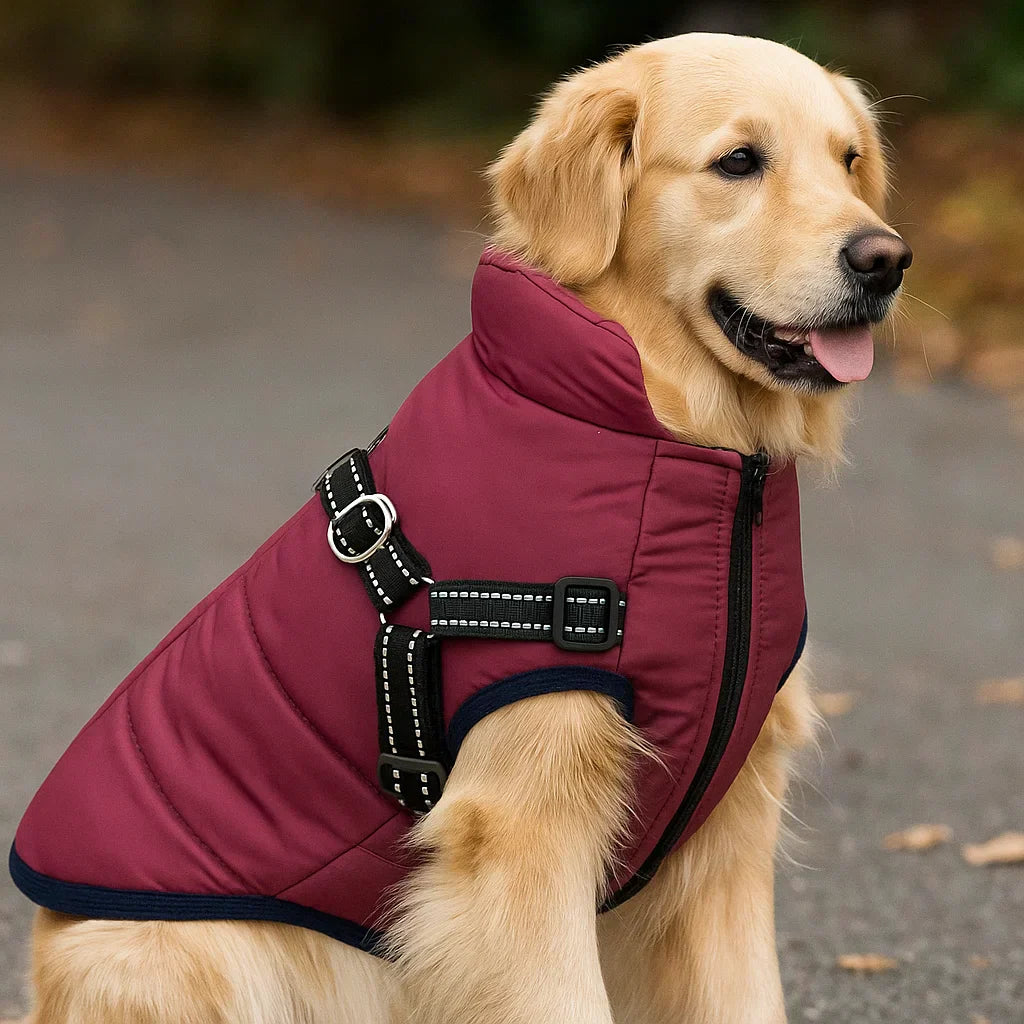 Maliben | Dog Coat Harness Winter Walks