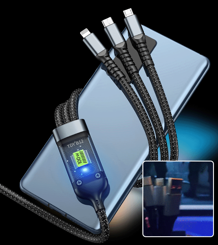 Maliben | Super Fast ChargIng 3-in-1 Data Cable