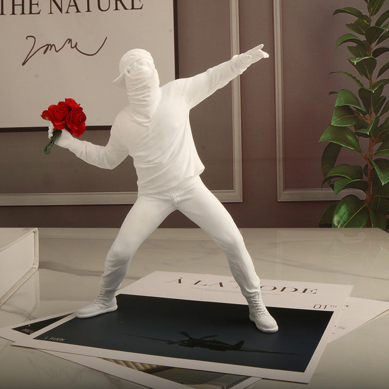 Maliben | Banksy Flower Rioter Ornament