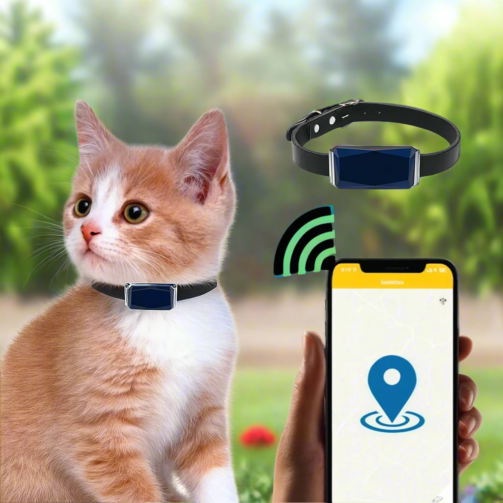 Maliben | GPS Tracker Realtime Leather Pet Collar