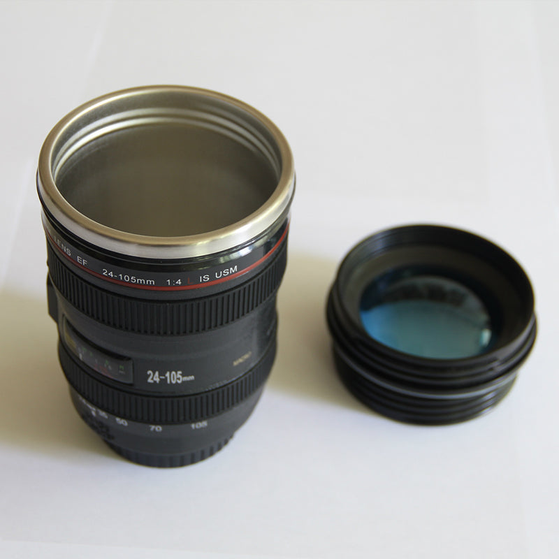 Maliben Camera Lens Inspired Insulated Cup Coffee Mug