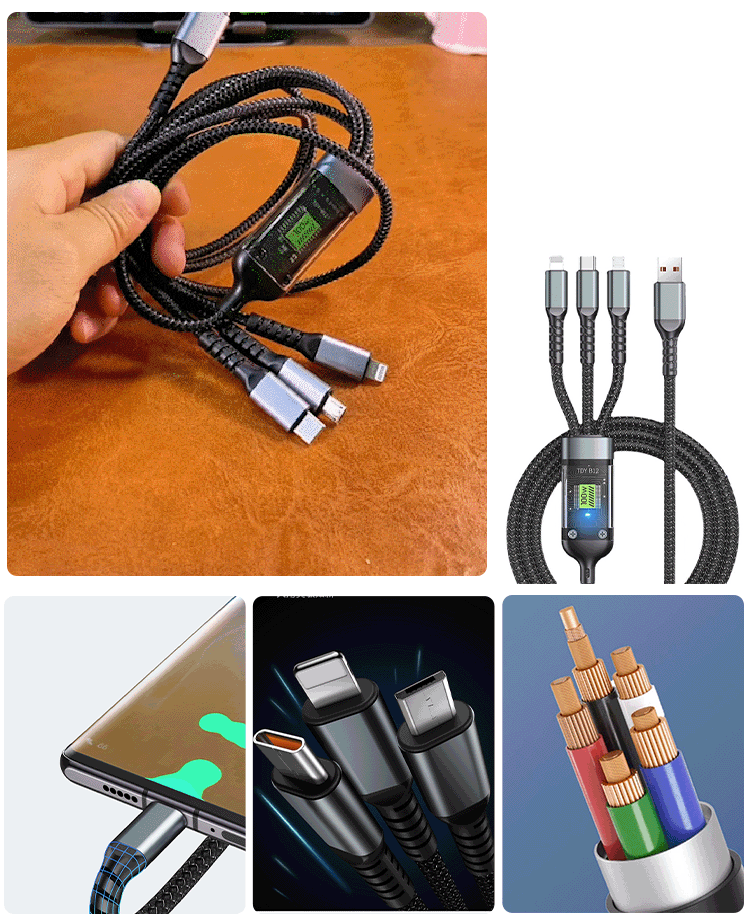 Maliben | Super Fast ChargIng 3-in-1 Data Cable