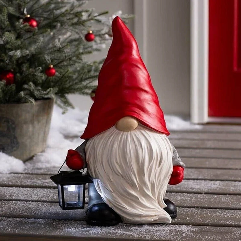 Maliben | Forest Snowman With Solar Lantern