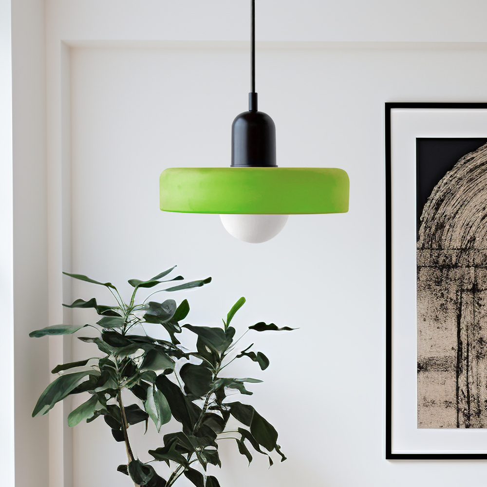 Maliben StiloGlas Pendant Lamp — Bauhaus Stained-Glass Light