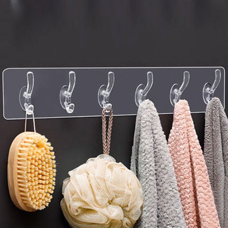 Maliben | Multifunctional Transparent 6 Hooks