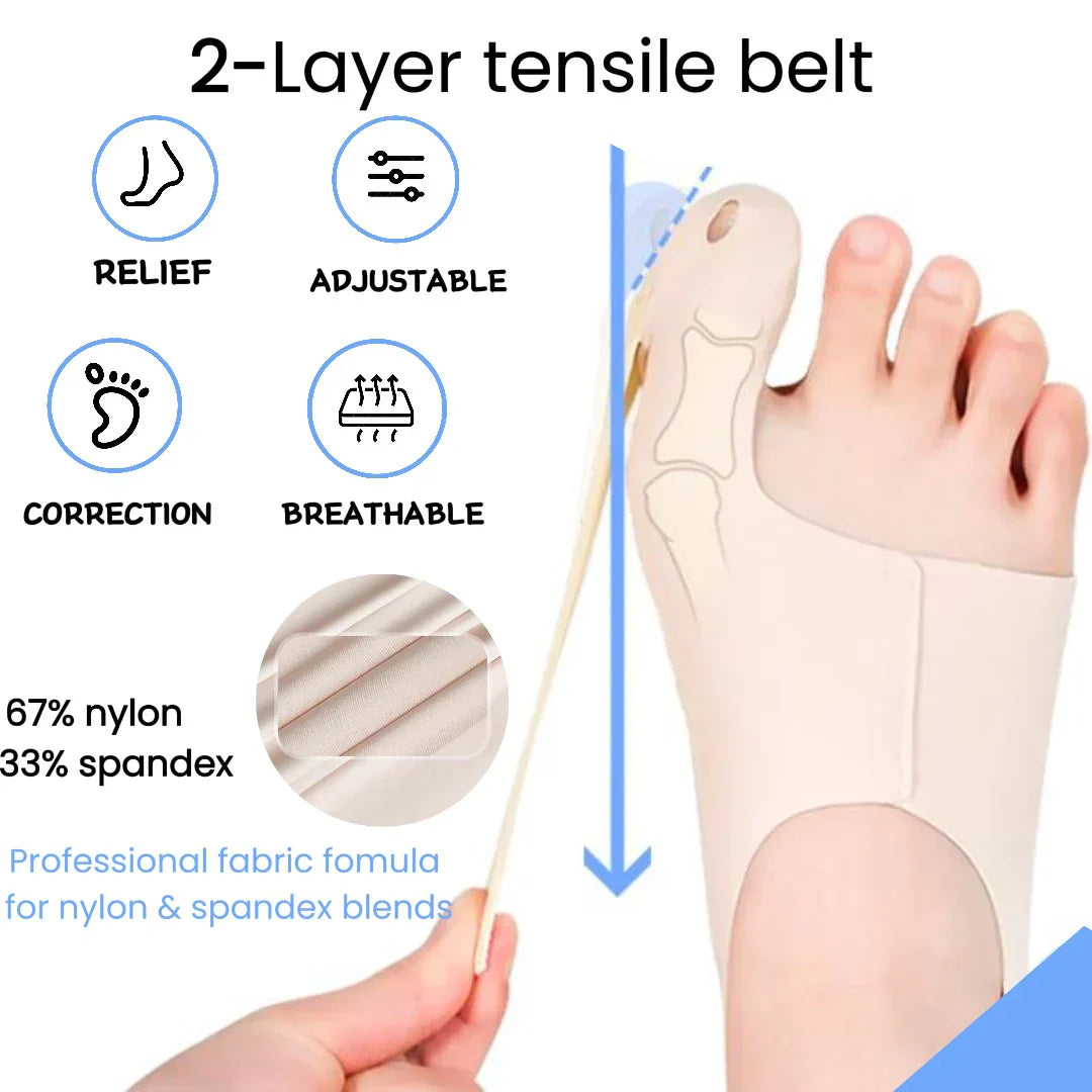 Maliben OrthoFlex Bunion Corrector — Hallux Valgus Relief Brace