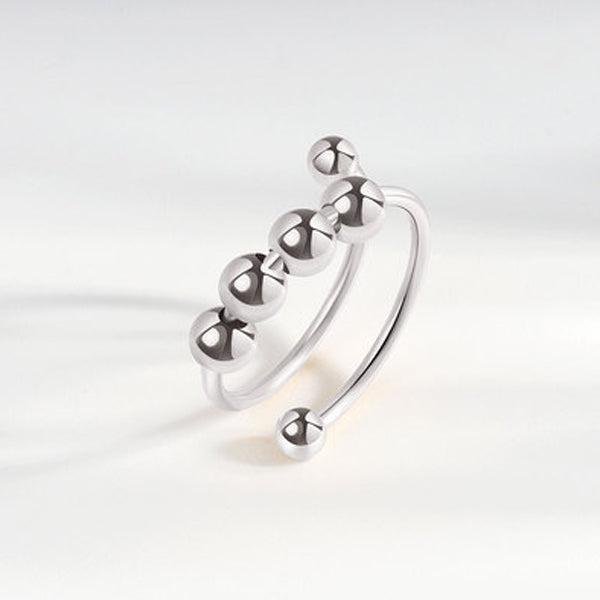 Maliben | 4 Beads Adjustable Anxiety Relief Ring
