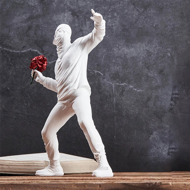Maliben | Banksy Flower Rioter Ornament