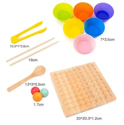 Maliben | Wooden Board Bead Game