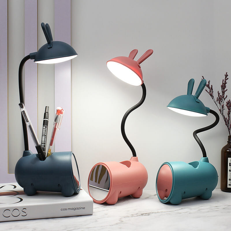 Maliben | Lumobun Table Lamp – Cute Led Desk Lamp With Pen Holder And Usb Connection