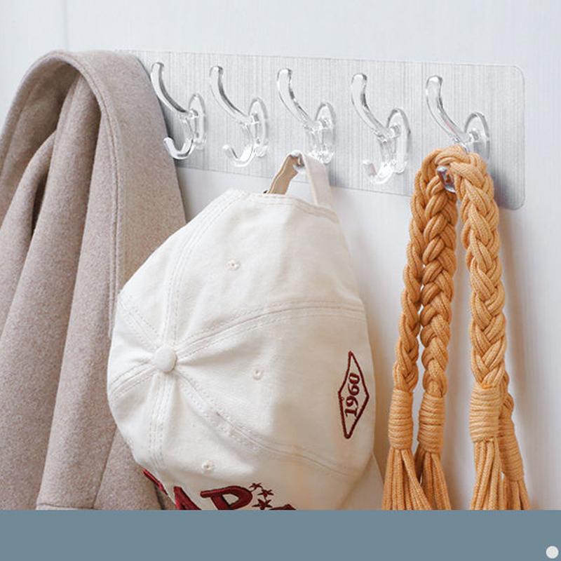 Maliben | Multifunctional Transparent 6 Hooks