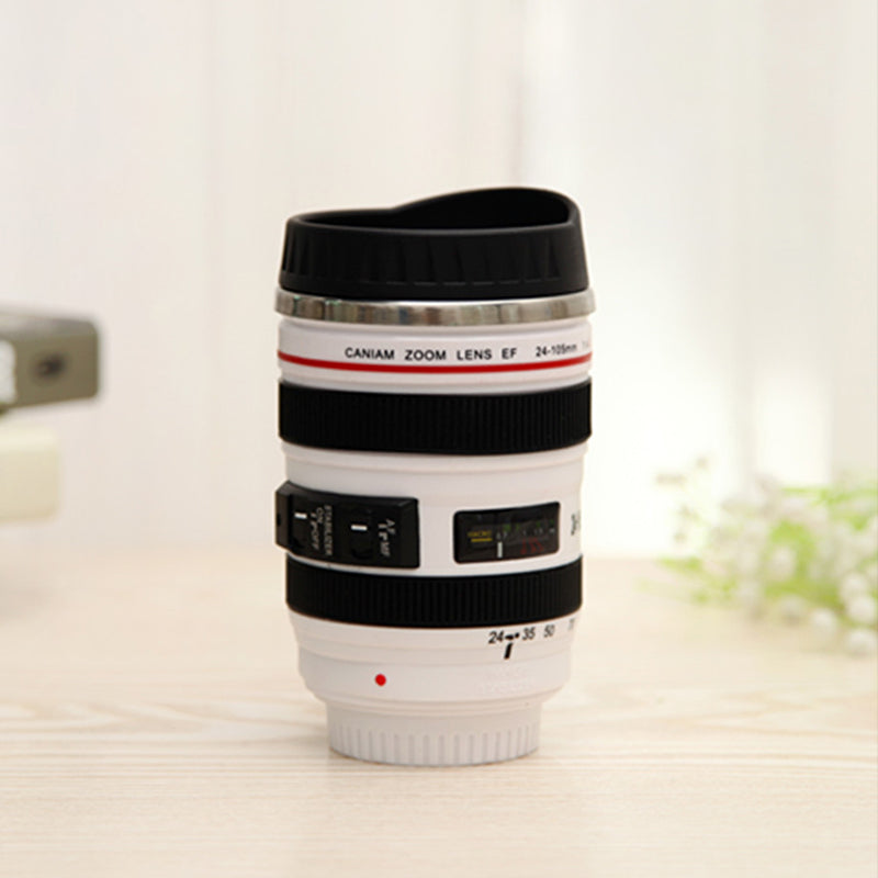 Maliben Camera Lens Inspired Insulated Cup Coffee Mug