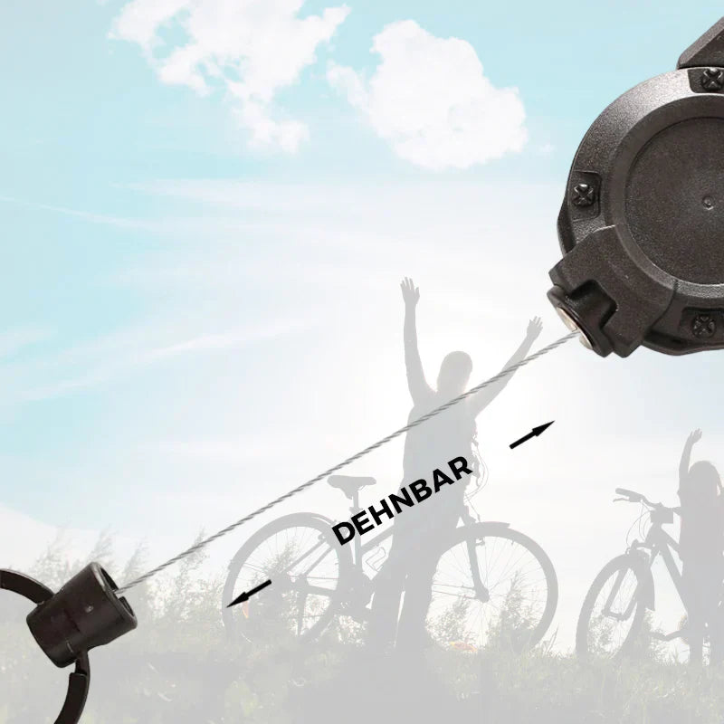 Maliben | Automatic Retractable Wire Rope Outdoor Keychain