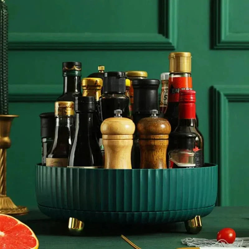 Maliben | 360° Rotation Organizer – Rotatable Storage Assistant For Kitchen, Bathroom & Office With Space-Saving Design